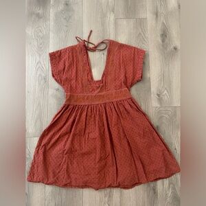 Shyanne burnt orange dress
